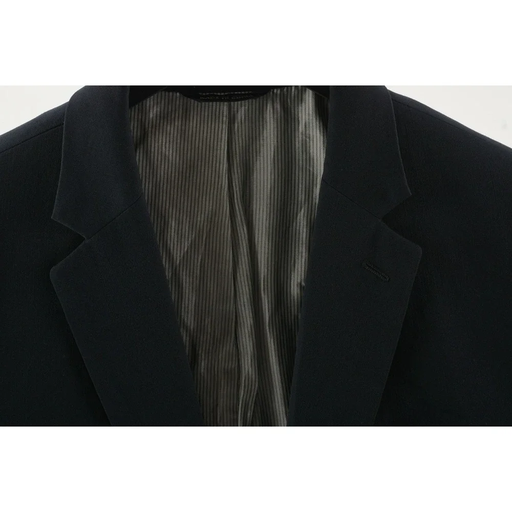 Banana Republic Lanificio Cerruti Dal‎ 1881 Navy Blue Wool Suit Jacket Men's 42R